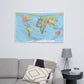World Map Flag - Map of the World Flag
