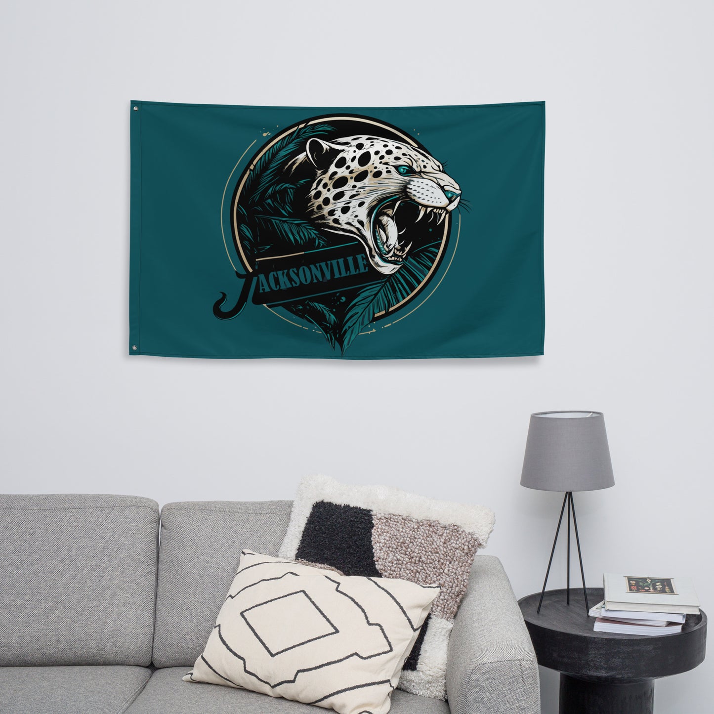 Jacksonville Jaguar Flag - OG Teal