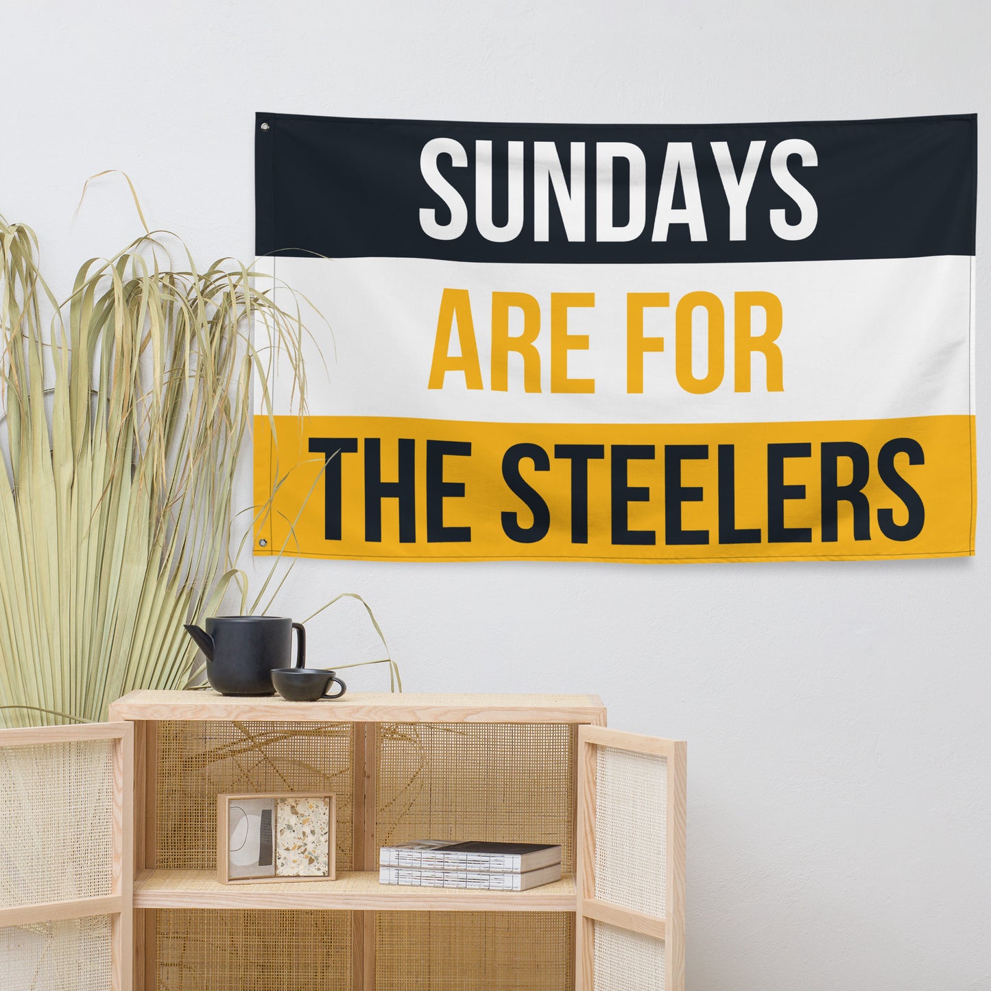 Sundays are for the Steelers Flag,  Pittsburgh Steelers Flag, Football Tailgate Flag