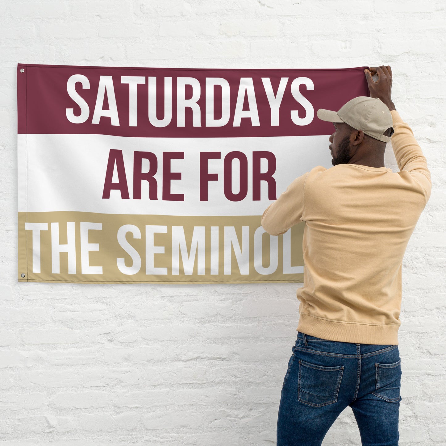 Saturdays Are for the Seminoles, Large Seminoles Banner, FSU Flag