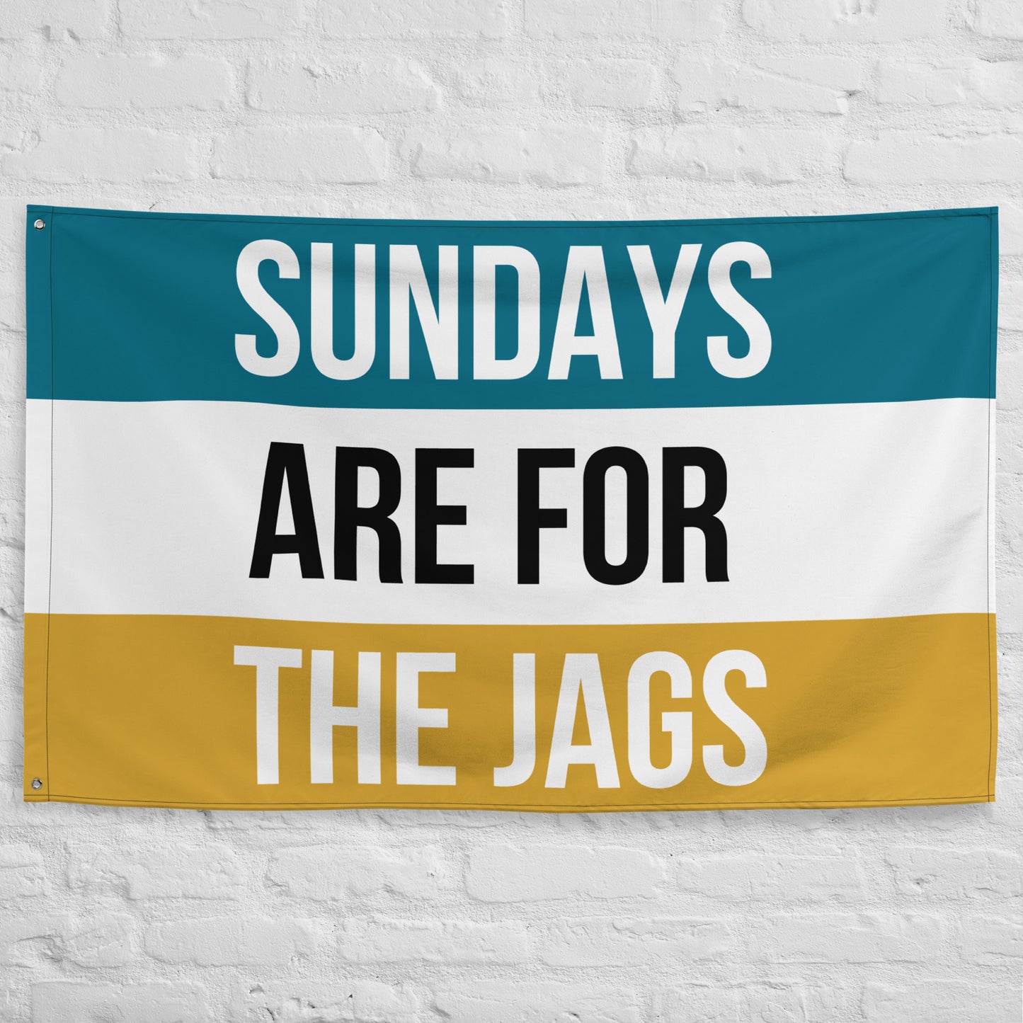 Sundays are for the Jags Flag, Jacksonville Jaguars , Football Tailgate Flag