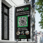 SoccQR Banner - Soccer QR Labels for Your Soccer Ball