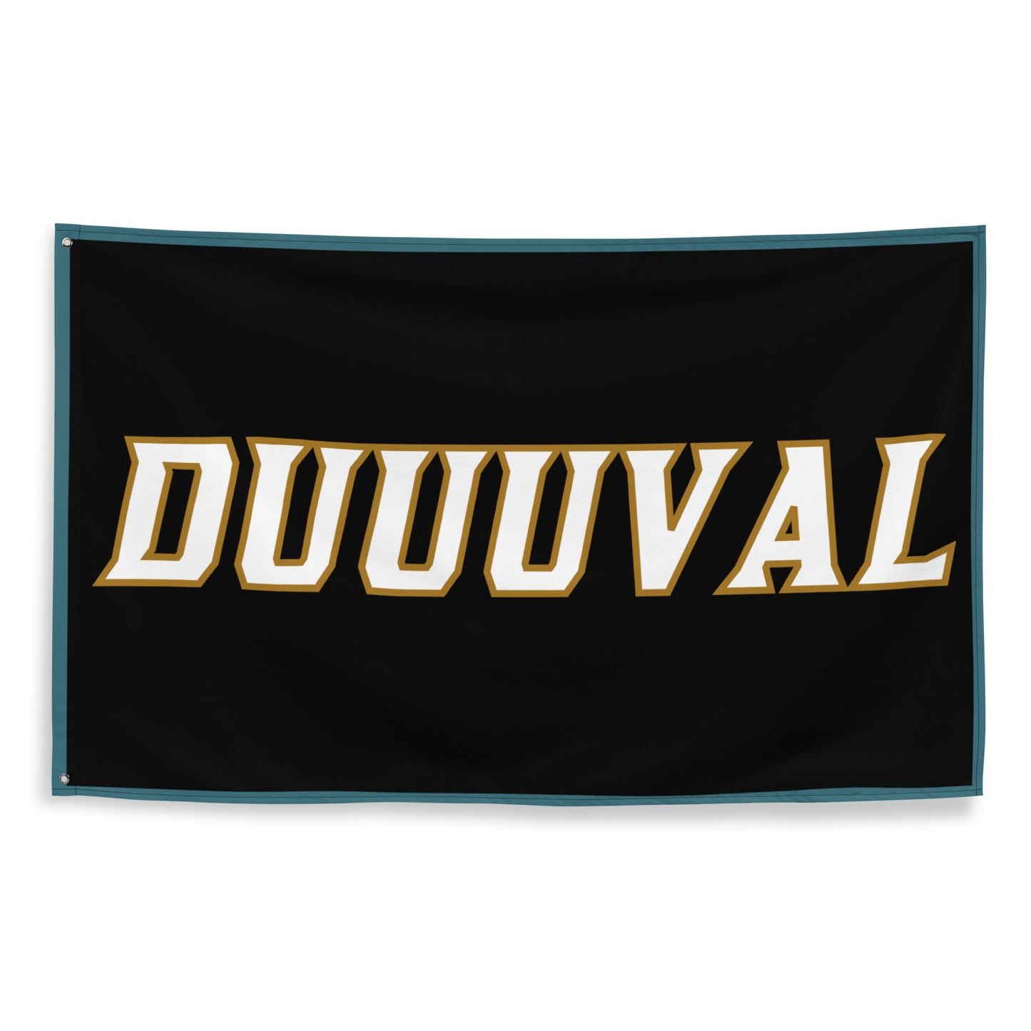 DUUUVAL Flag, Duval Flag, DTWD Flag ,Jags Flag, Jacksonville Jags flag, Gifts for Him, Dorm, Duval, Black Flag