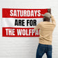 Saturdays are for the Wolfpack Flag, NC State, Football Tailgate Flag, Gifts for Him