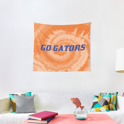 Go Gators Orange Tie Dye Wall Tapestry