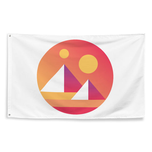 DECENTRALAND (MANA) LOGO FLAG (V1)