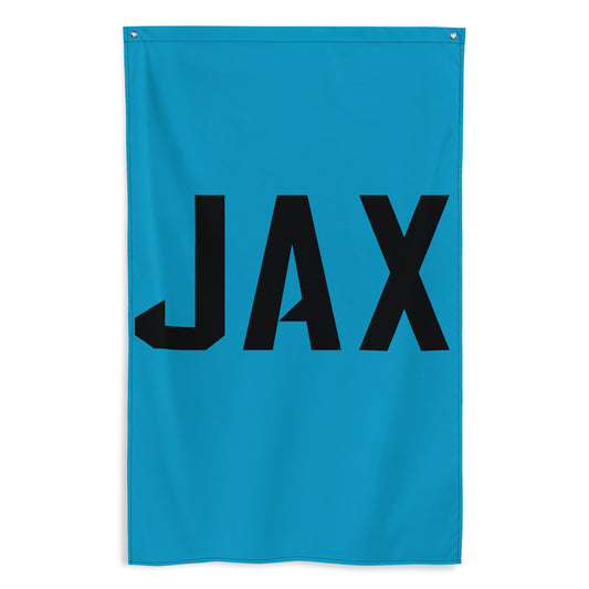 JAX Flag - Teal - Vertical