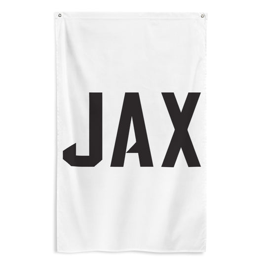 Jax Flag - White - Vertical