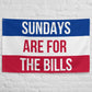 Sundays are for the Bills Flag, Buffalo Bills , Football Tailgate Flag