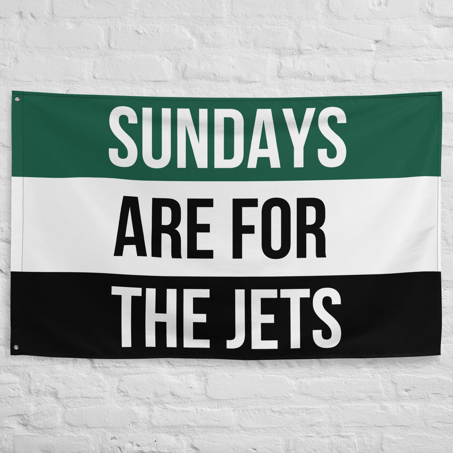 Sundays are for the Jets Flag, New York Jets Flag, Football Tailgate Flag