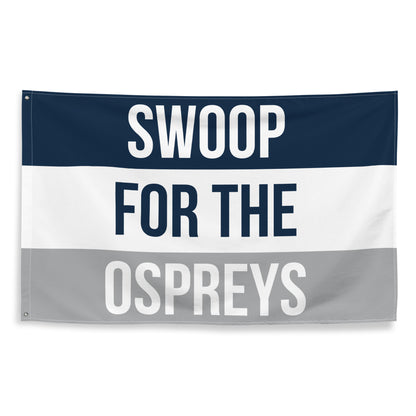 Swoop for the Ospreys, Large Ospreys Banner, UNF Flag