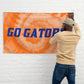 Go Gators Tie Dye Flag, Large Gators Banner, UF Flag, Gifts for Him, Gifts for Her, UF Flag, Dorm