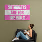 Saturdays are for the Girls, Funny Tapestry, College Funny Tapestry, Dorm Tapestry, Tapestry For Girls, Dorm Decor, Apartment Decor