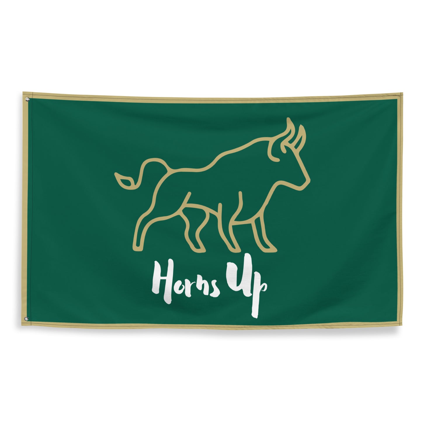 Large USF Banner, Horns Up USF Flag, Large Bulls Banner, USF Flag, Dorm, Tailgate Flag